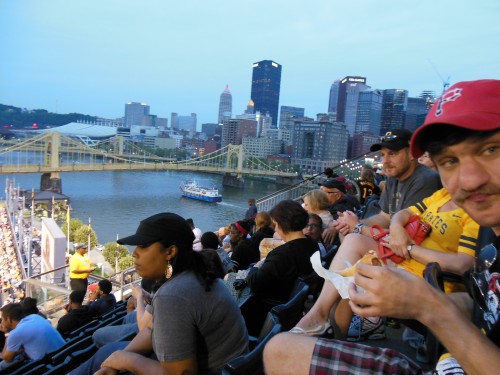 Yes, You Can Dance! community members had a perfect view of both the field and the scenic river and city landscape! 